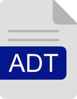 adt Datei Format eben Symbol vektor