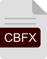 cbfx Datei Format eben Symbol vektor