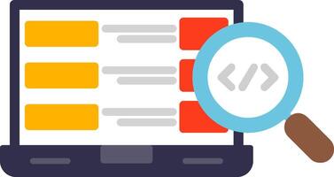 Software Entwicklung eben Symbol vektor