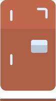 Kühlschrank-Flachsymbol vektor
