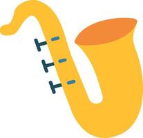 Saxophon eben Symbol vektor