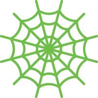 spindelnät platt ikon vektor