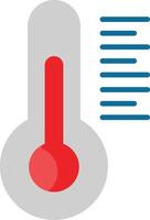 Thermometer flaches Symbol vektor