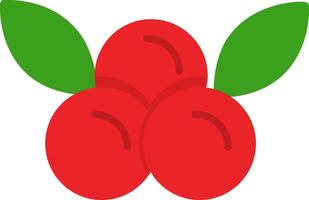 Preiselbeeren eben Symbol vektor