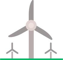 turbin energi platt ikon vektor
