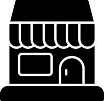 Shop-Glyphe-Symbol vektor