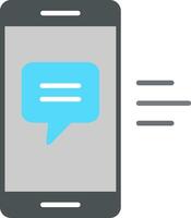 mobil app platt ikon vektor
