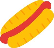 Hot Dog Flat Icon vektor