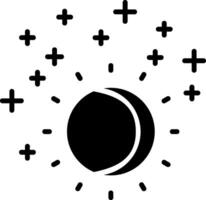ultraviolett Glyphe Symbol vektor