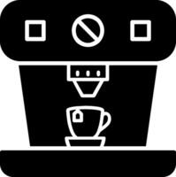 Glyphen-Symbol für Kaffeemaschine vektor