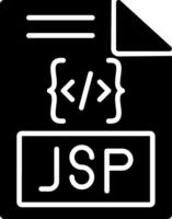jsp Glyphe Symbol vektor