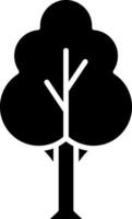 Baum-Glyphe-Symbol vektor