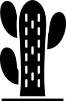 kaktusar glyfikon vektor