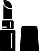 Lippenstift-Glyphe-Symbol vektor