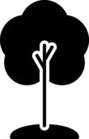 Baum-Glyphe-Symbol vektor