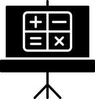 Mathe-Glyphe-Symbol vektor