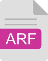 arf Datei Format eben Symbol vektor