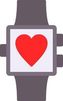 Smartwatch-Flachsymbol vektor