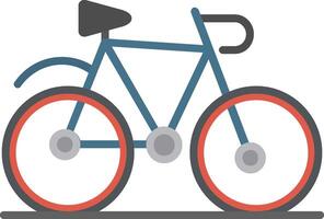 cykel platt ikon vektor