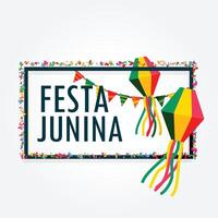 festa junina Feier Hintergrund Urlaub vektor