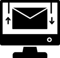 E-Mail-Glyphe-Symbol vektor