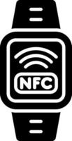 nfc glyfikon vektor