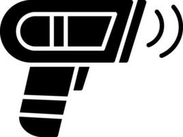 Barcode Scan Glyphe Symbol vektor