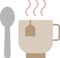 Flache Ikone der Kaffeetasse vektor