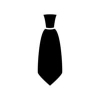 Krawatte Symbol. Krawatte Illustration unterzeichnen. Halstuch Symbol oder Logo. vektor
