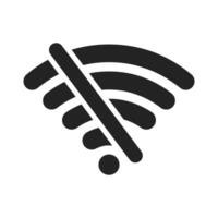 Signal Symbol. W-lan Illustration unterzeichnen. Antenne und Satellit Signal Symbole. kabellos Technologie. vektor