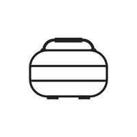 Rucksack Symbol Logo vektor