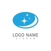 Reinigung Logo Vorlage Symbol Design vektor