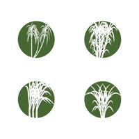 sockerrör logotyp mall symbol design vektor