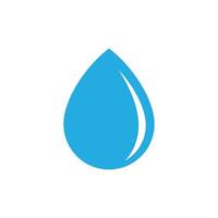 Wasser fallen Illustration Logo Design vektor