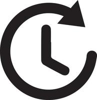 klockikon symbol vektor