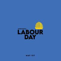 internationell arbetskraft dag, Maj 1:a, arbetskraft dag, värld arbetskraft, social media posta vektor