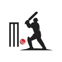 cricket logotyp disegn vektor