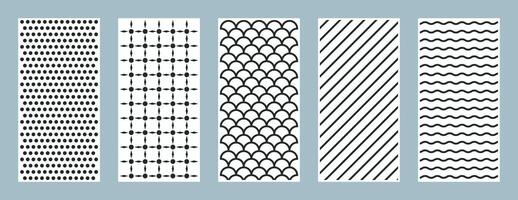 abstrakt linje konst mönster. laser skära med linje design mönster. design för trä träsnideri, vägg panel dekor, metall skärande, vägg konst, omslag bakgrund, tapet och baner. vektor