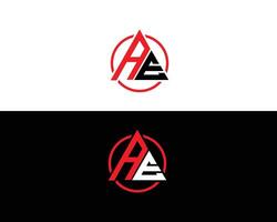 Dreieck Brief ae Logo Symbol Design Vorlage vektor