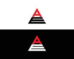 Dreieck Brief ae oder ea Logo Design Symbol Vorlage. vektor