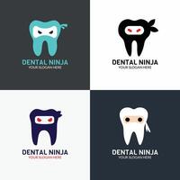 Grafik Design, Dental Ninja Logo Design vektor