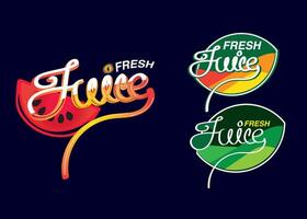 juice logotyp konst text typografi vektor