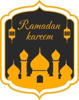 ramadan tema design illustration vektor