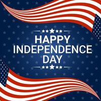 vereinigt Zustände Unabhängigkeit Tag, 4 .. von Juli amerikanisch Freiheit, geeignet zum Hintergründe, T-Shirts, Kleidung, Poster, Banner und Andere vektor