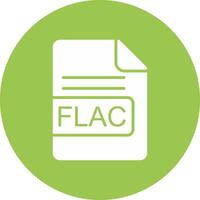 flac Datei Format Glyphe multi Kreis Symbol vektor