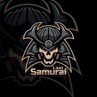 samuraj maskot logotyp esport logotyp team stock bilder vektor