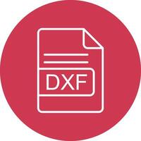 dxf Datei Format Linie multi Kreis Symbol vektor