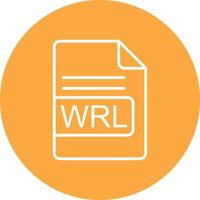 Wrl Datei Format Linie multi Kreis Symbol vektor