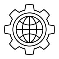 Wissenschaft und Technologie Logo Illustration vektor