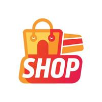Einkaufen Logo Illustration, Neu und modern Einkaufen Logo vektor